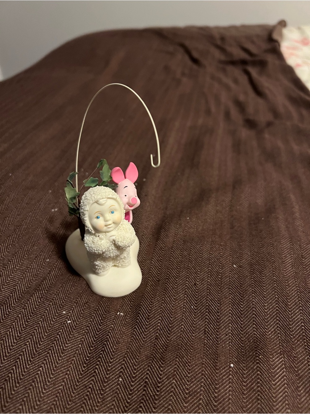 Disney Dept 56 Snowbabies “Wish upon a star” Figurine Piglet Winnie The Pooh